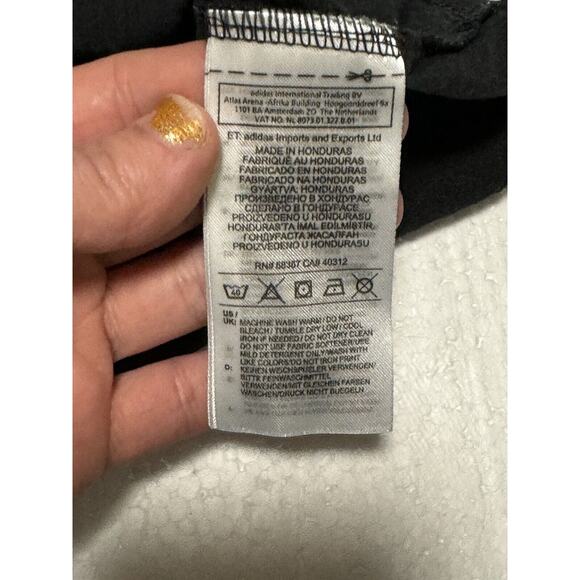 Adidas Women's Cursive Girl Woman Female Boss Training Tank Top Shirt XS Black - Picture 5 of 9